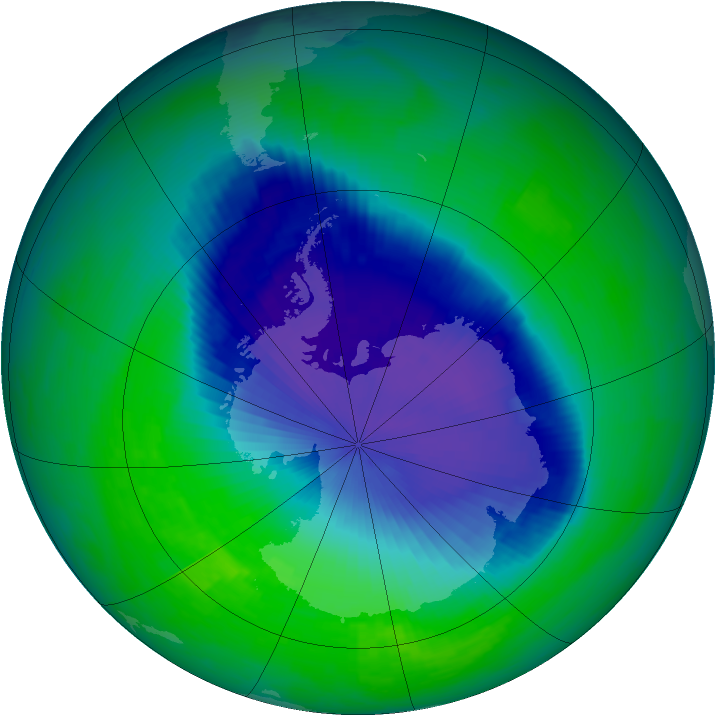 Ozone Map 1993-11-12